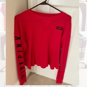 Victoria Secret Pink long sleeve crop top